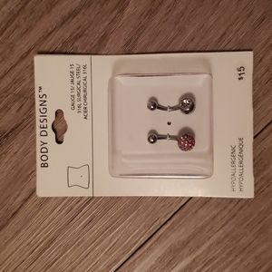 Bellybutton Rings Set of 2